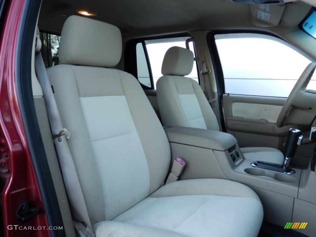 2007 Explorer Sport Trac XLT - Red Fire / Camel photo #17