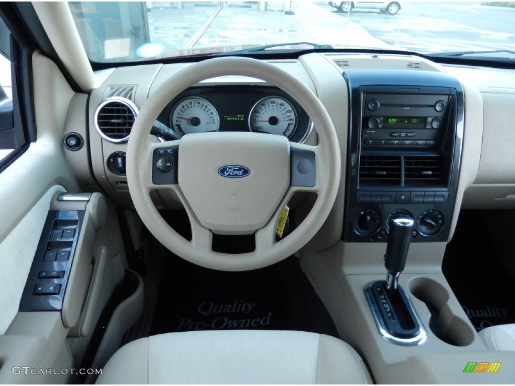 2007 Explorer Sport Trac XLT - Red Fire / Camel photo #19