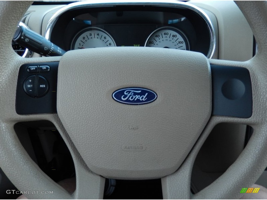 2007 Explorer Sport Trac XLT - Red Fire / Camel photo #23