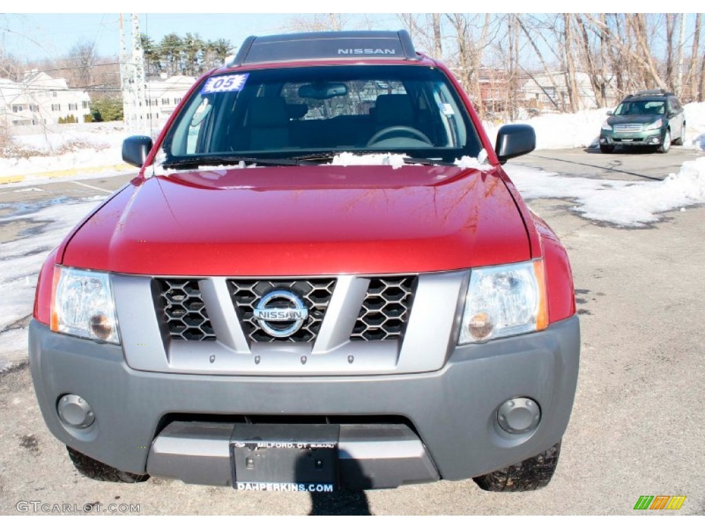 2005 Xterra S 4x4 - Red Brawn Pearl / Steel/Graphite photo #2