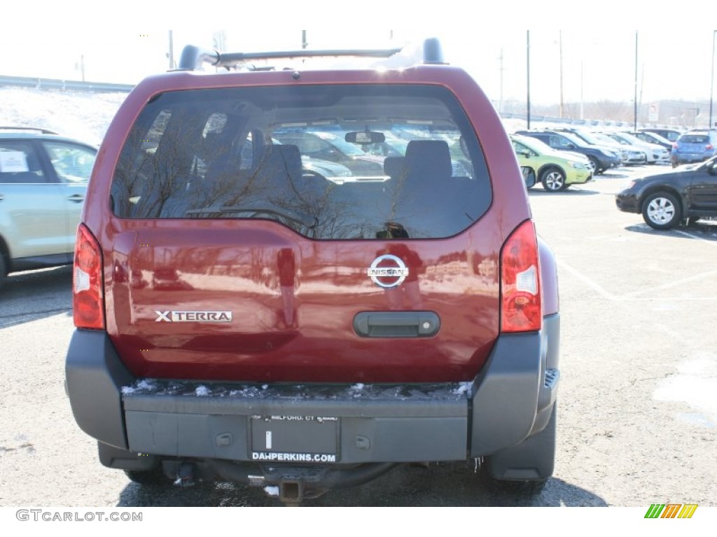 2005 Xterra S 4x4 - Red Brawn Pearl / Steel/Graphite photo #7