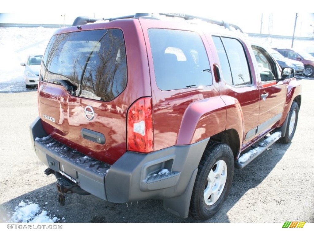 2005 Xterra S 4x4 - Red Brawn Pearl / Steel/Graphite photo #10