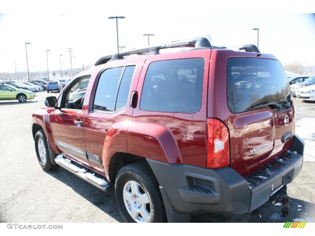 2005 Xterra S 4x4 - Red Brawn Pearl / Steel/Graphite photo #11