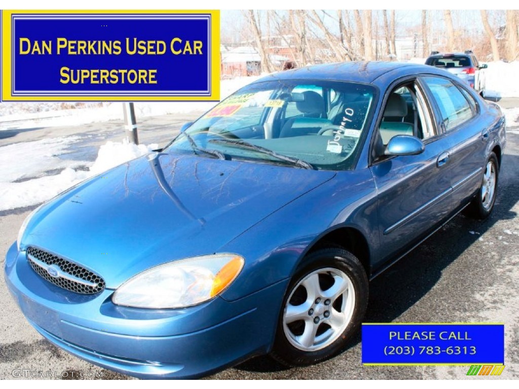 2002 Taurus SE - Blue Metallic / Medium Graphite photo #1