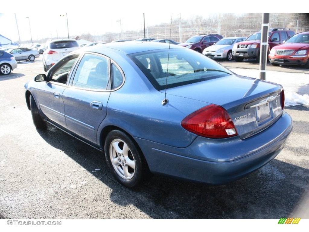 2002 Taurus SE - Blue Metallic / Medium Graphite photo #8