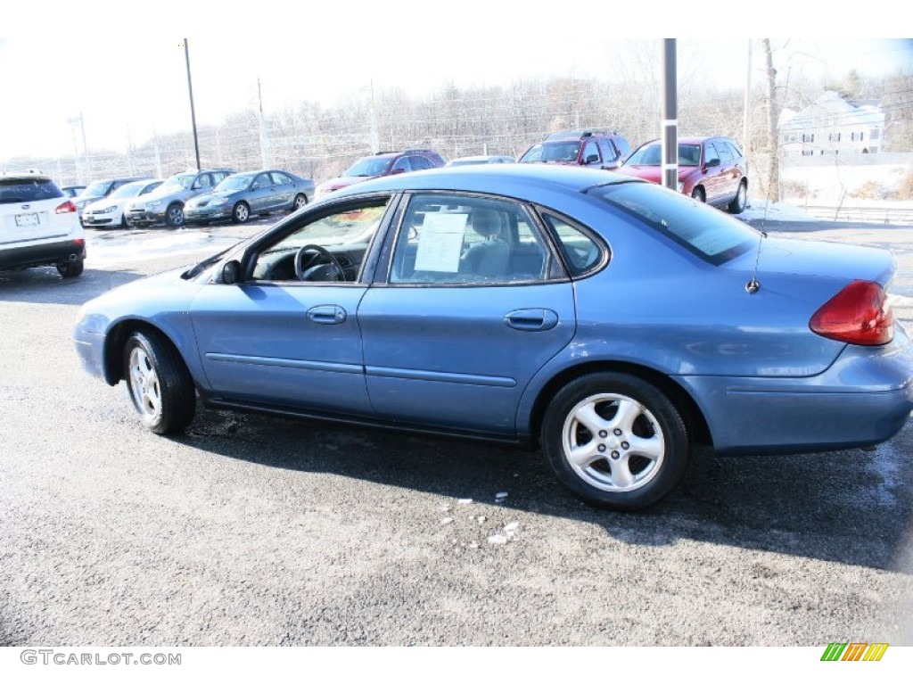 2002 Taurus SE - Blue Metallic / Medium Graphite photo #10