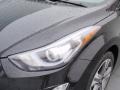 2014 Black Noir Pearl Hyundai Elantra Sport Sedan  photo #9