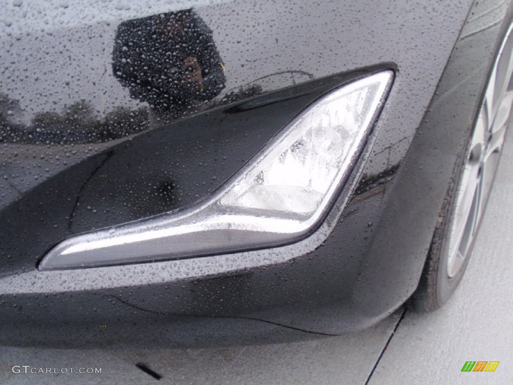2014 Elantra Sport Sedan - Black Noir Pearl / Gray photo #10
