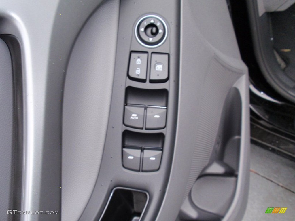 2014 Elantra Sport Sedan - Black Noir Pearl / Gray photo #23