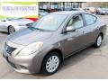 Titanium Metallic 2012 Nissan Versa 1.6 SV Sedan