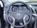 Gray 2014 Hyundai Elantra Sport Sedan Steering Wheel