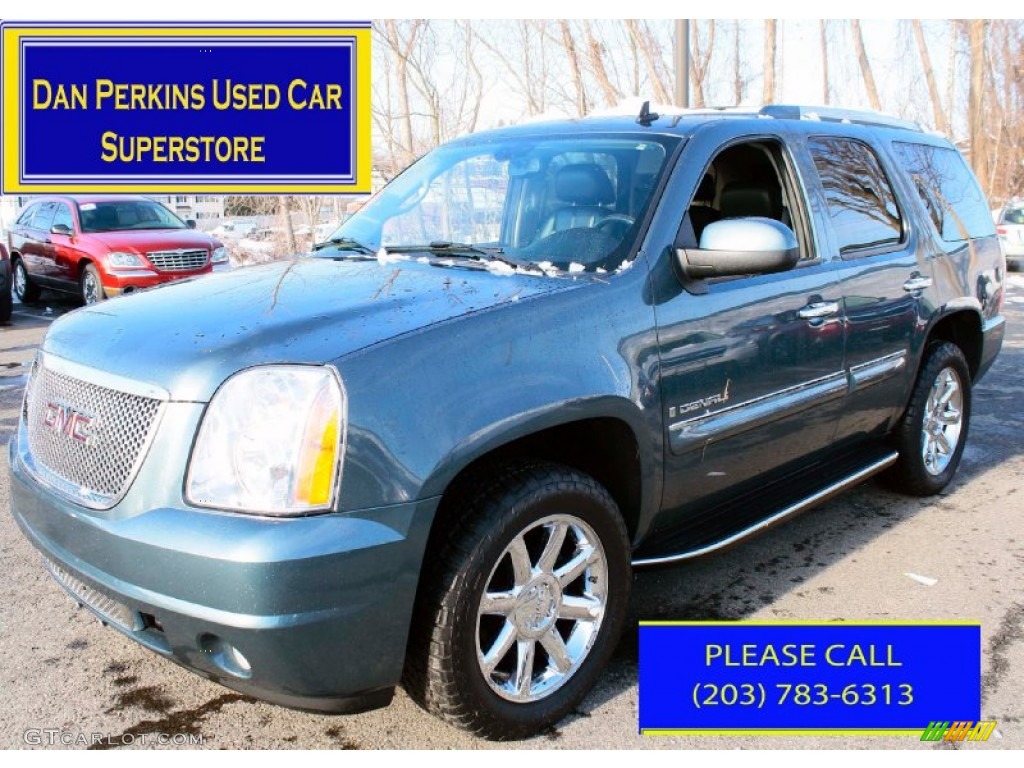Blue-Green Crystal GMC Yukon