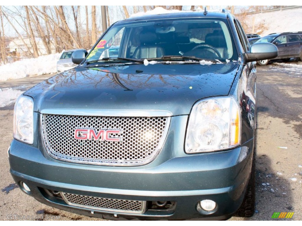 2007 Yukon Denali AWD - Blue-Green Crystal / Ebony Black photo #2