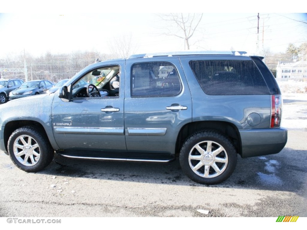 2007 Yukon Denali AWD - Blue-Green Crystal / Ebony Black photo #11
