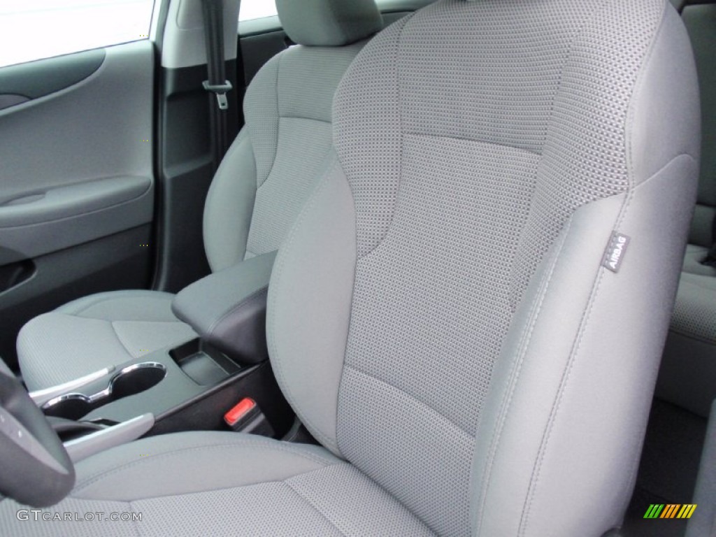 2014 Sonata GLS - Pearl White / Gray photo #26