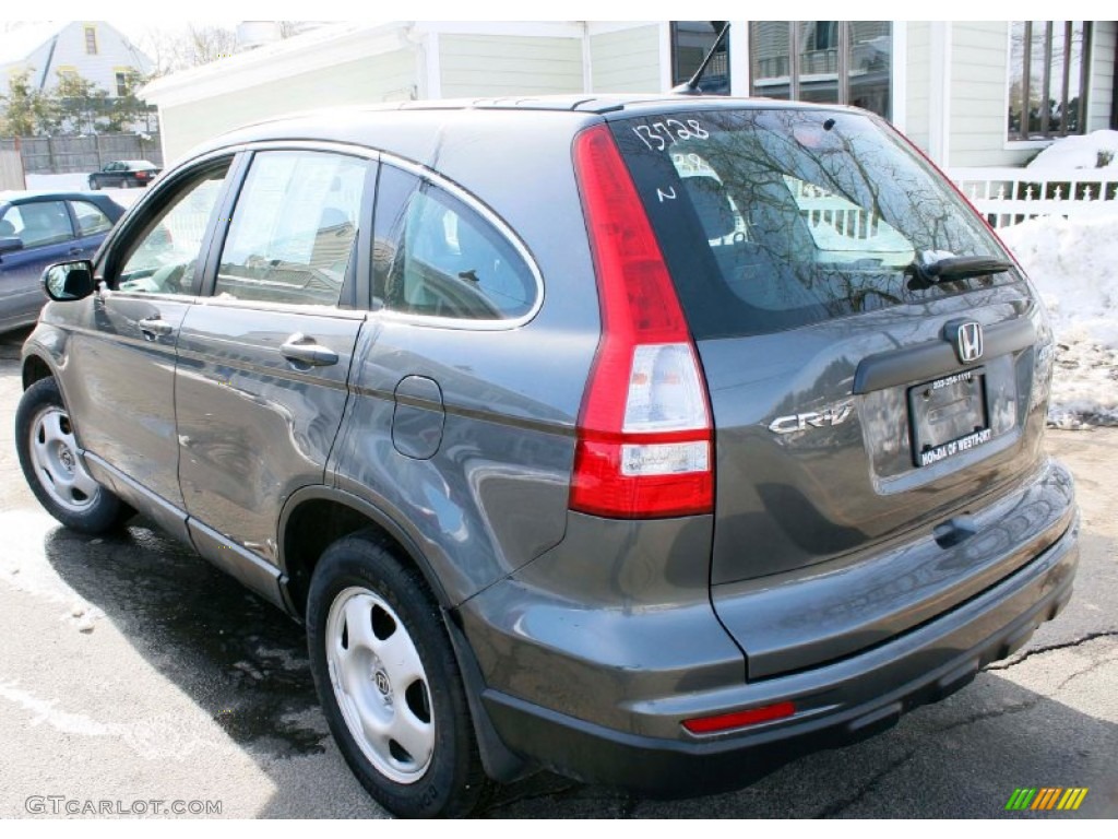 2011 CR-V LX 4WD - Polished Metal Metallic / Gray photo #11