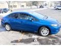 Dyno Blue Pearl - Civic EX-L Sedan Photo No. 4