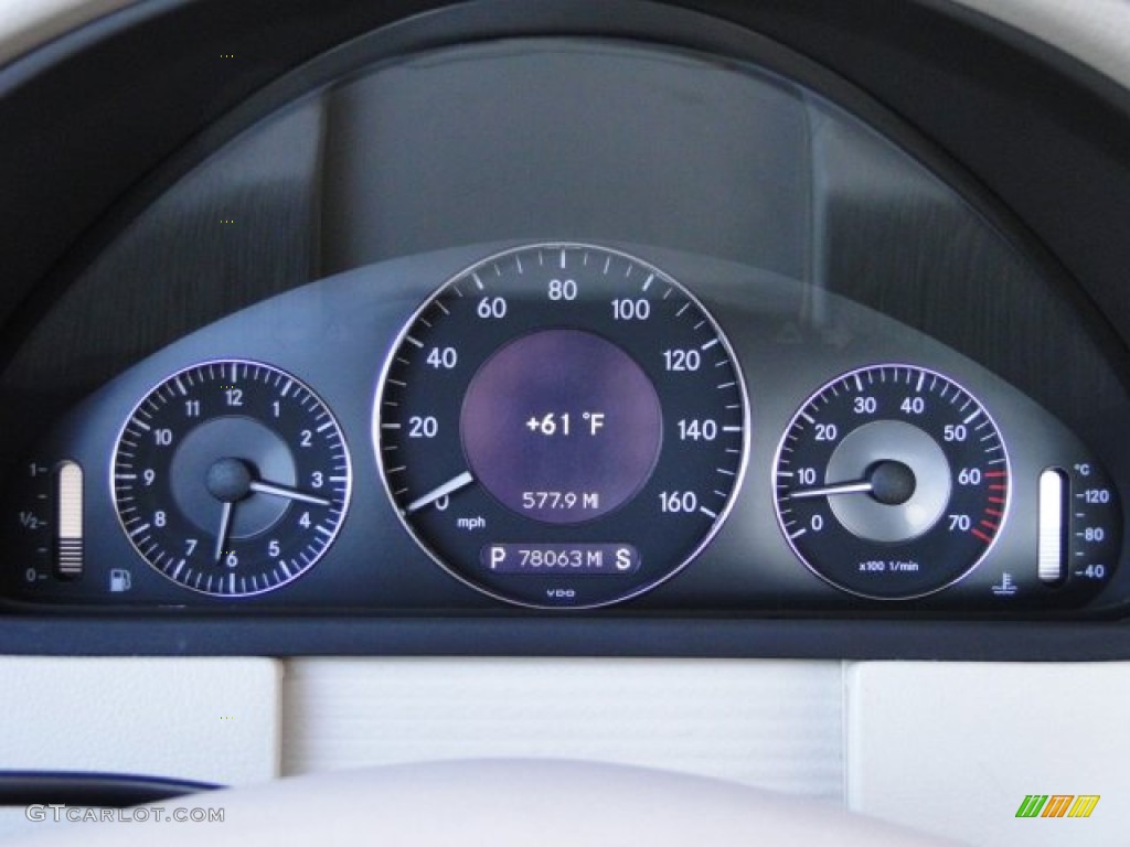 2004 CLK 500 Coupe - Alabaster White / Stone photo #11