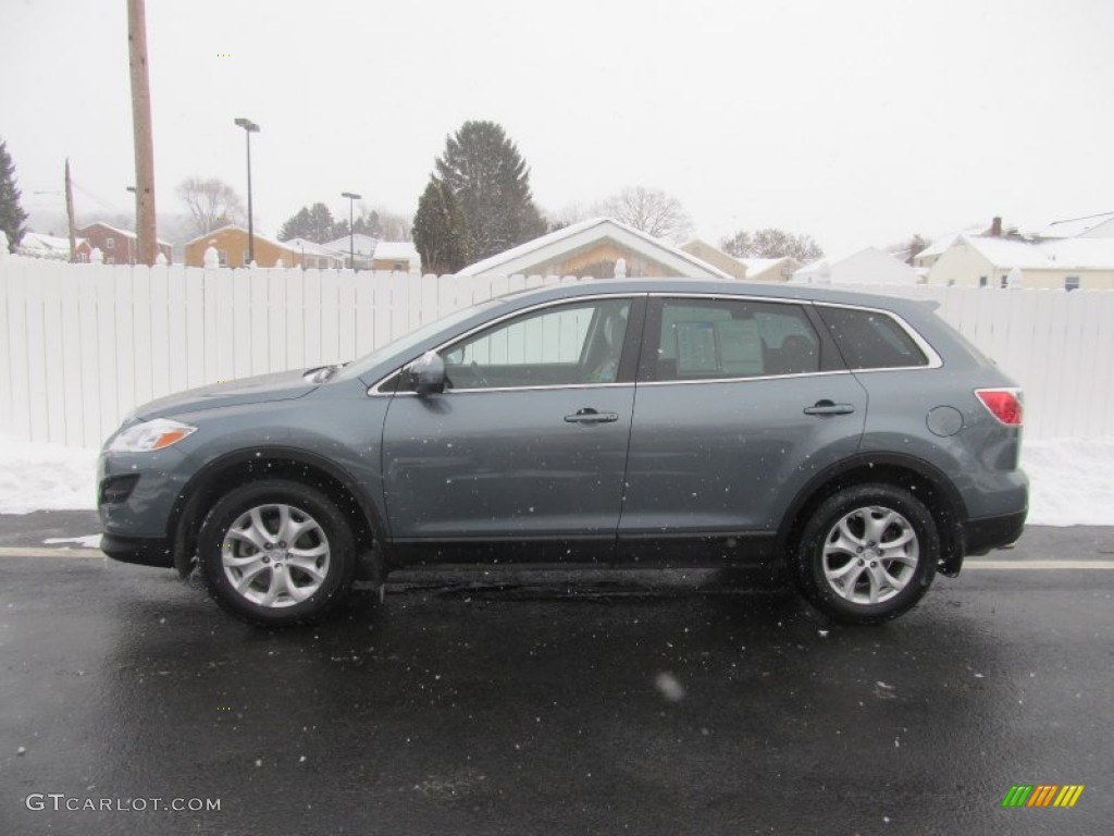 2011 CX-9 Touring AWD - Dolphin Gray Mica / Sand photo #2