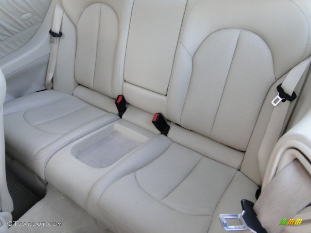 2004 CLK 500 Coupe - Alabaster White / Stone photo #17