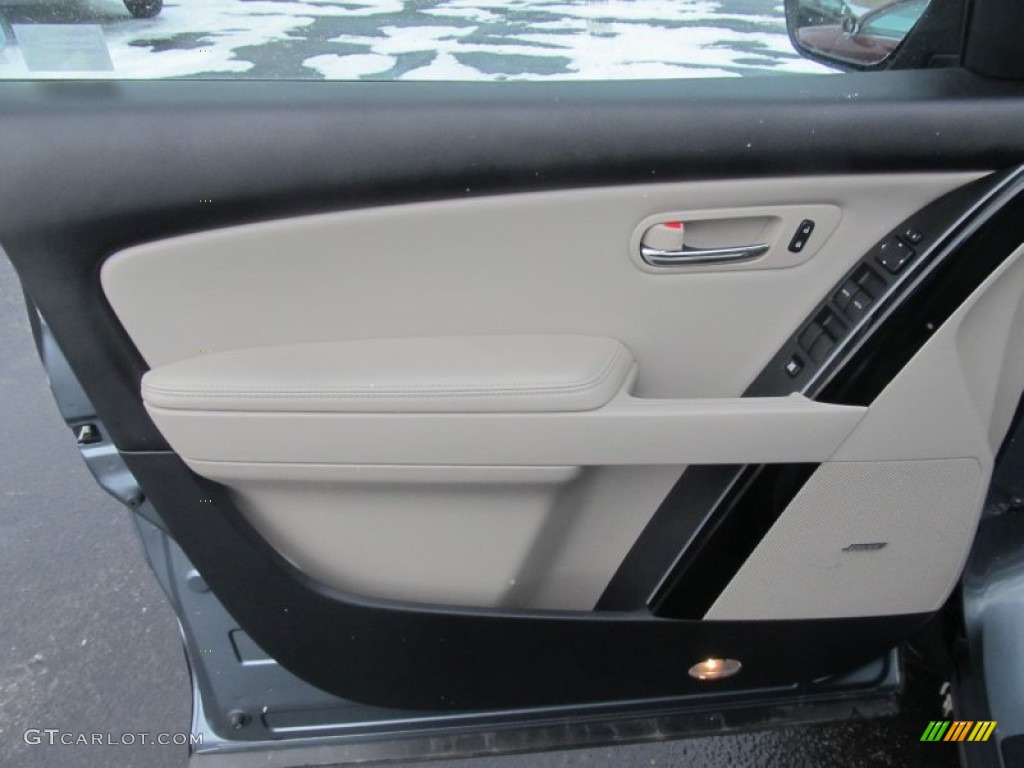2011 CX-9 Touring AWD - Dolphin Gray Mica / Sand photo #11