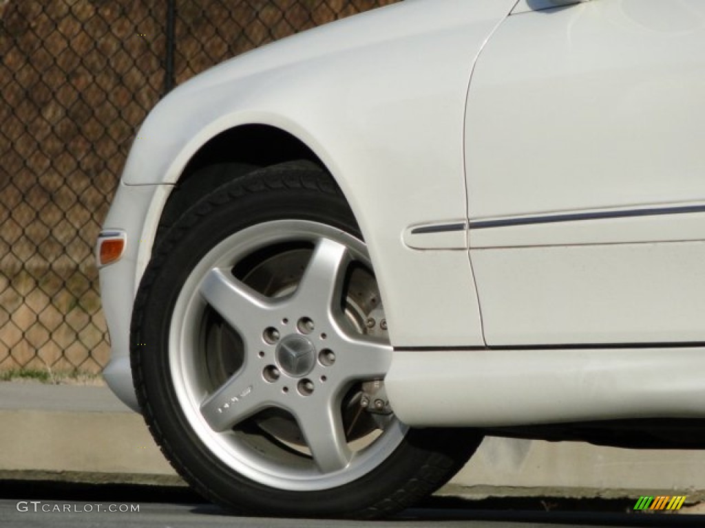 2004 CLK 500 Coupe - Alabaster White / Stone photo #24