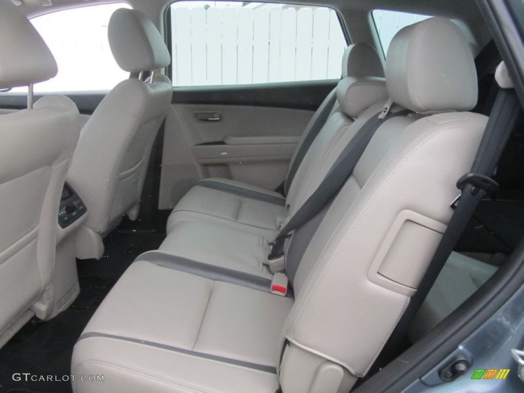 2011 CX-9 Touring AWD - Dolphin Gray Mica / Sand photo #14