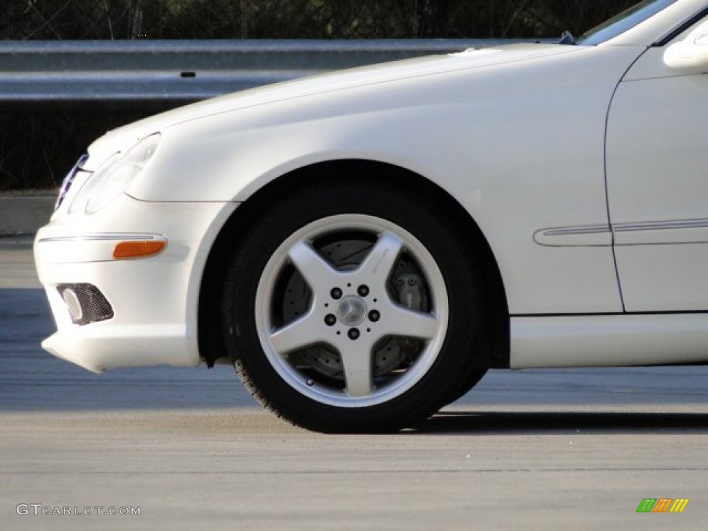 2004 CLK 500 Coupe - Alabaster White / Stone photo #29