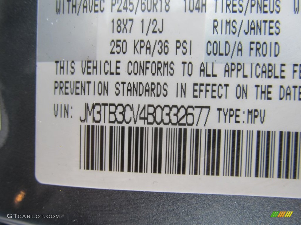 2011 CX-9 Touring AWD - Dolphin Gray Mica / Sand photo #19