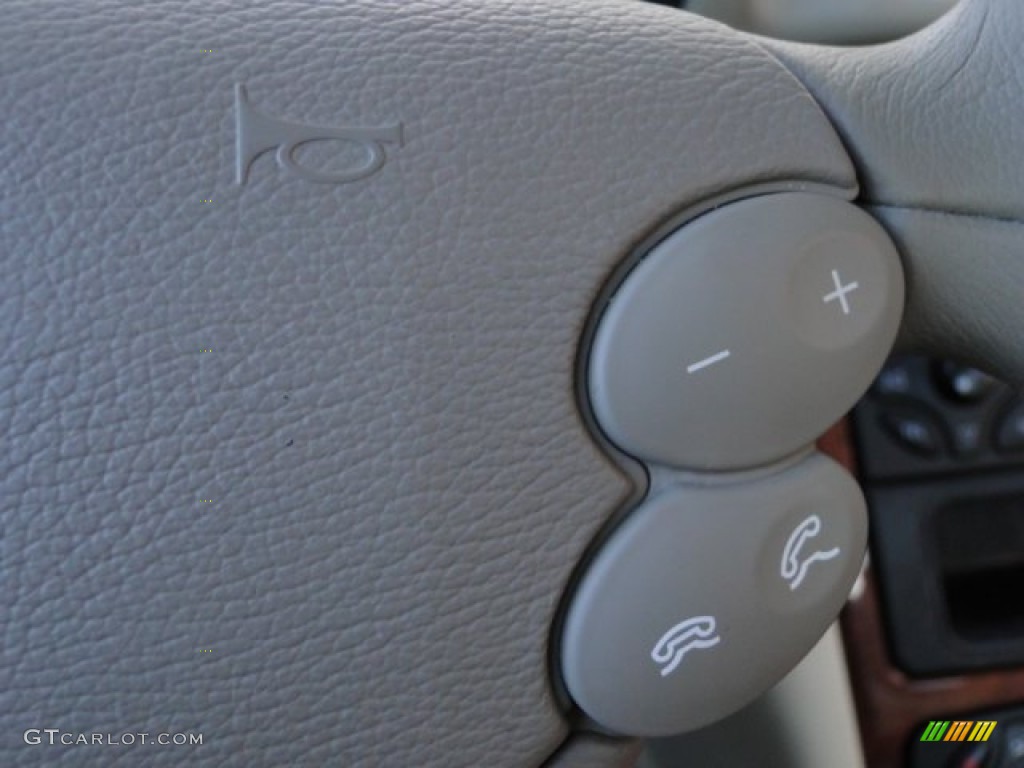 2004 CLK 500 Coupe - Alabaster White / Stone photo #36