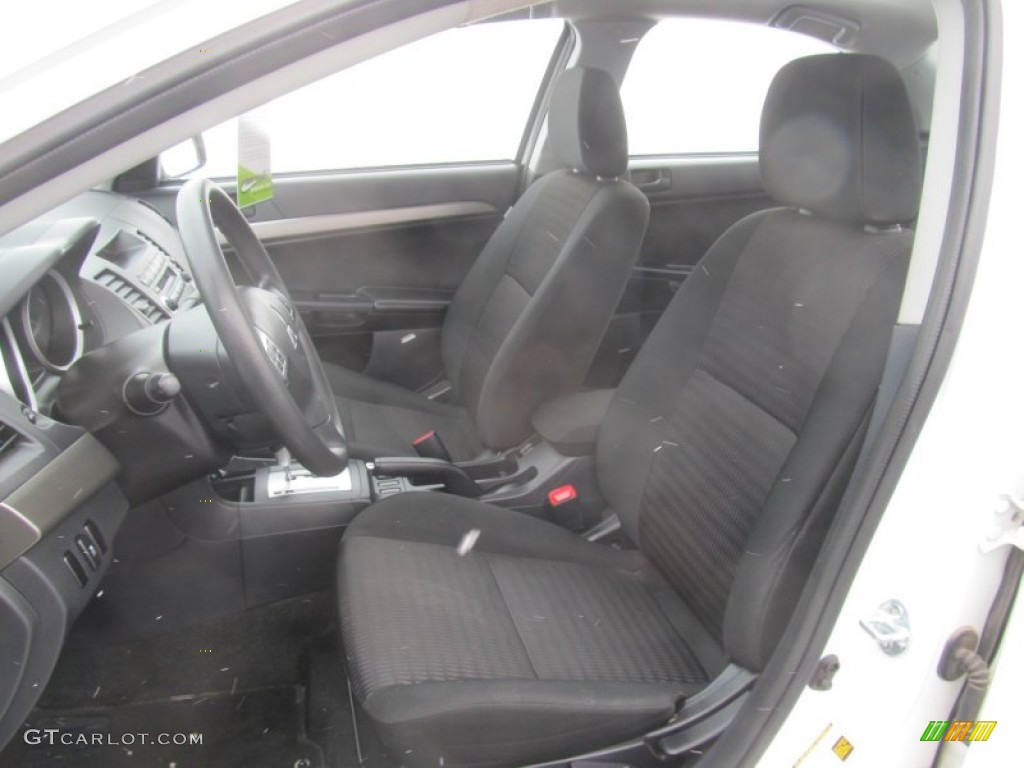 2012 Mitsubishi Lancer SE AWD Front Seat Photo #90490382