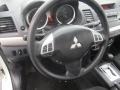 Black 2012 Mitsubishi Lancer SE AWD Steering Wheel
