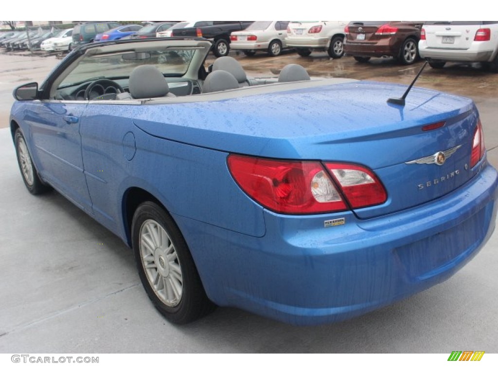 Marathon Blue Pearl 2008 Chrysler Sebring Touring Convertible Exterior Photo #90491105
