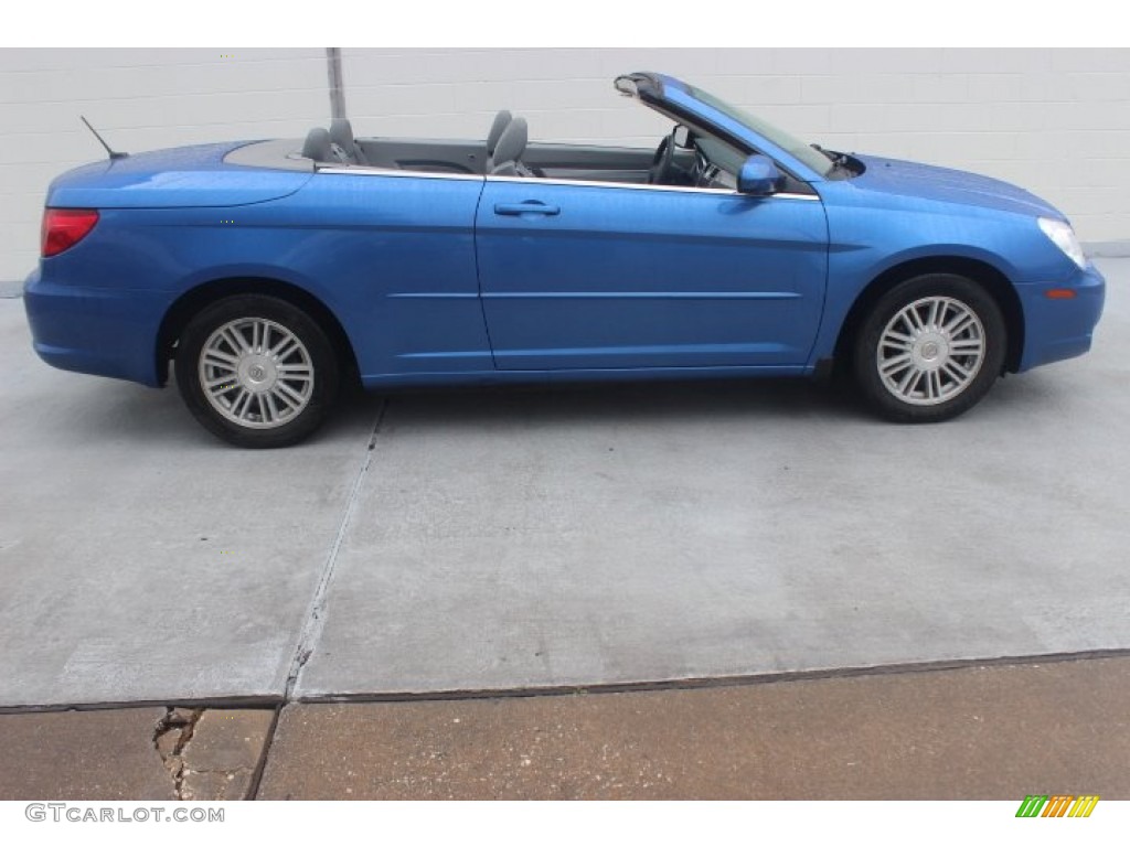 Marathon Blue Pearl 2008 Chrysler Sebring Touring Convertible Exterior Photo #90491132