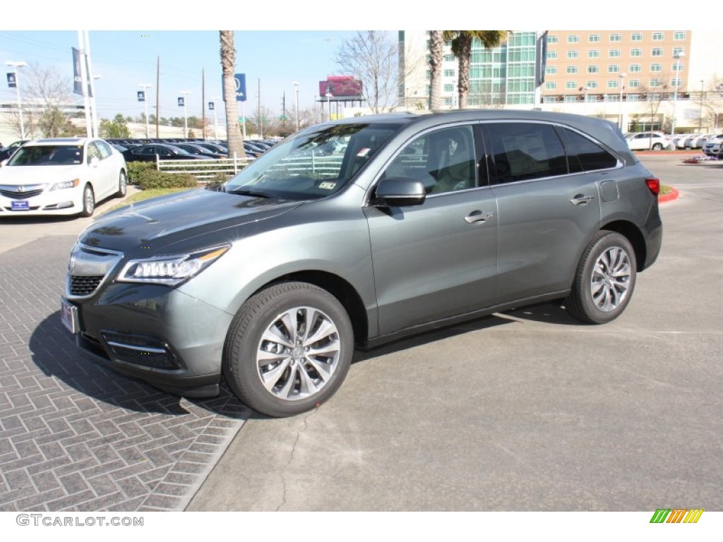 2014 MDX Technology - Forest Mist Metallic / Parchment photo #3