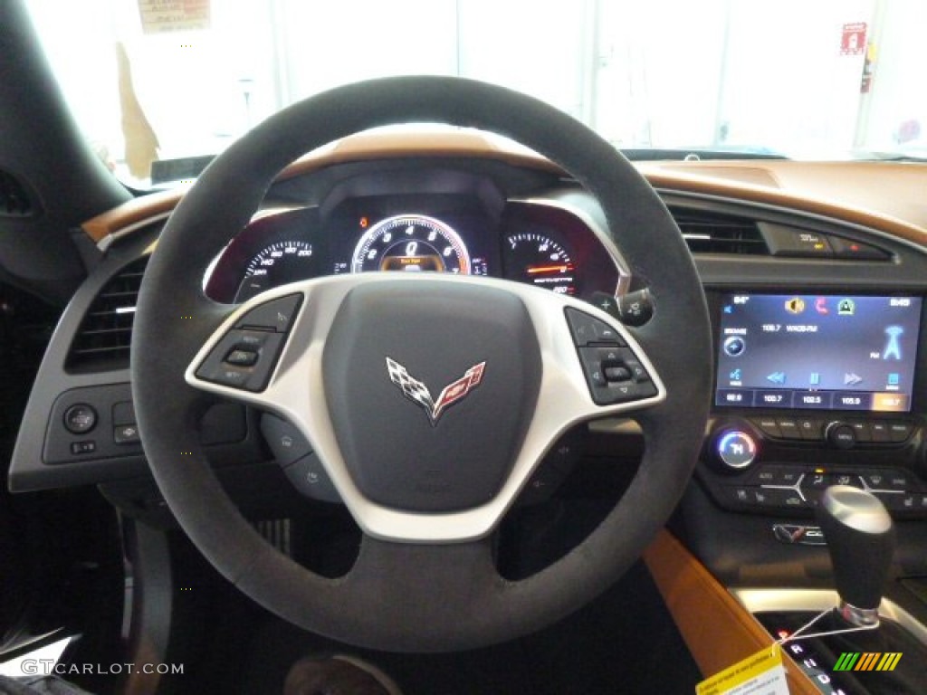 2014 Chevrolet Corvette Stingray Coupe Z51 Kalahari Steering Wheel Photo #90493292