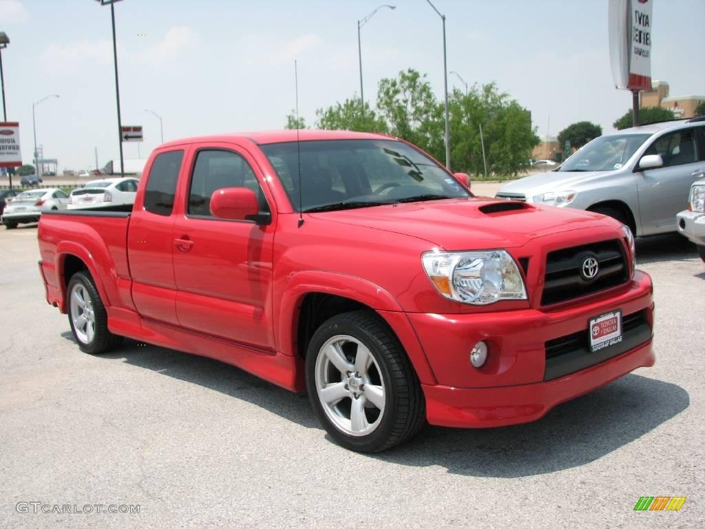 Radiant Red 2008 Toyota Tacoma X-Runner Exterior Photo #9049368