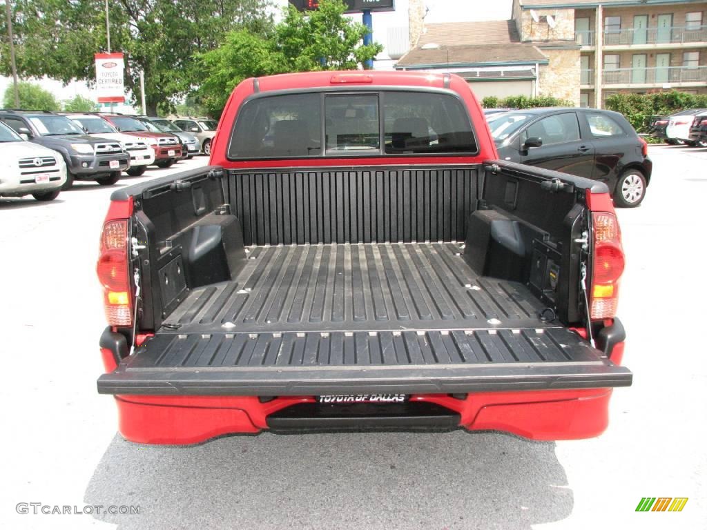 2008 Tacoma X-Runner - Radiant Red / Graphite Gray photo #7