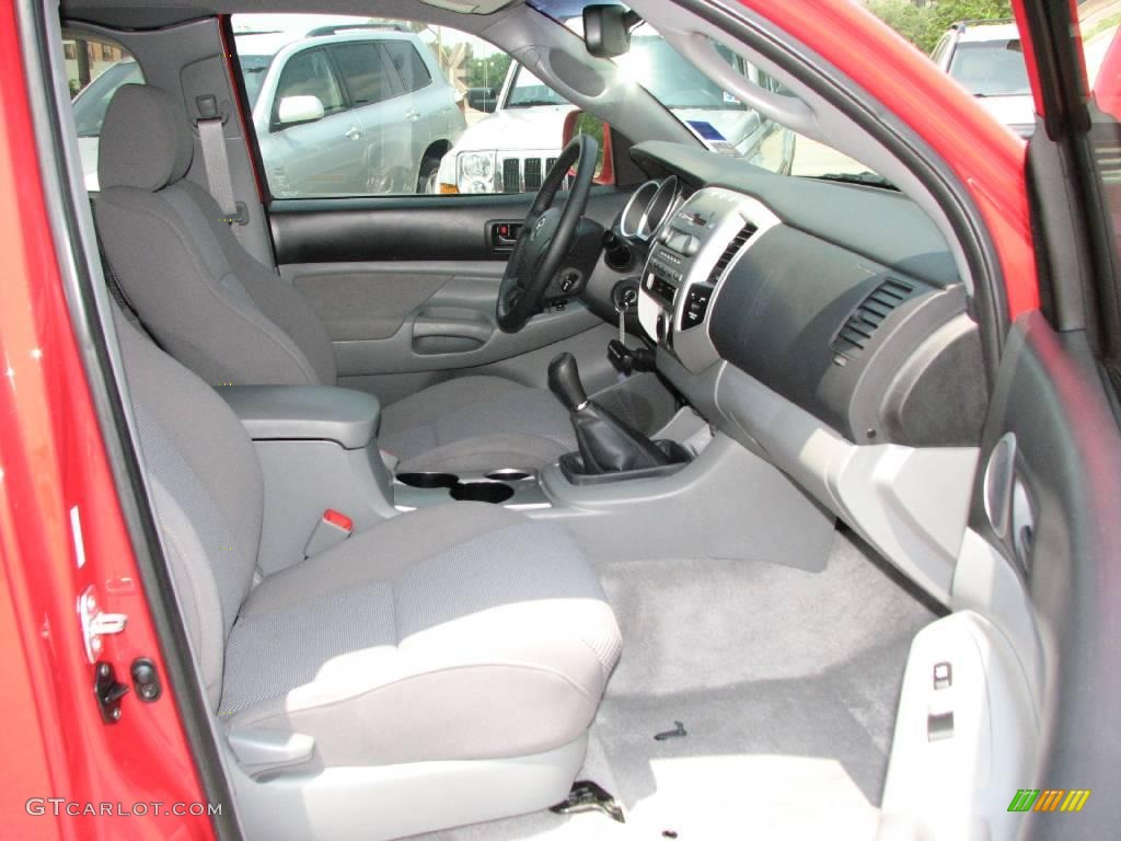 Graphite Gray Interior 2008 Toyota Tacoma X-Runner Photo #9049398