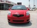2008 Absolutely Red Toyota Yaris 3 Door Liftback  photo #3