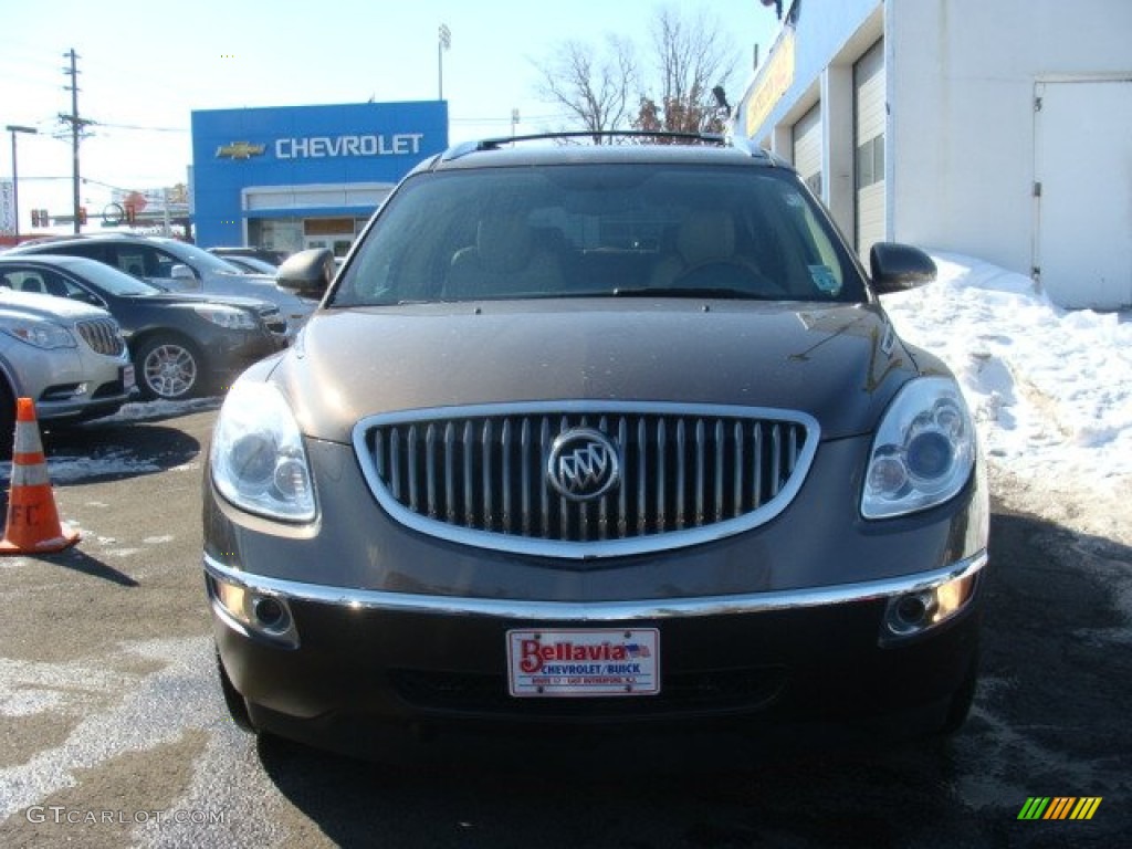 2009 Enclave CXL AWD - Cocoa Metallic / Cocoa/Cashmere photo #2