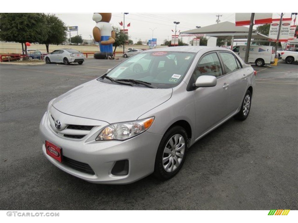 2012 Corolla LE - Classic Silver Metallic / Ash photo #3