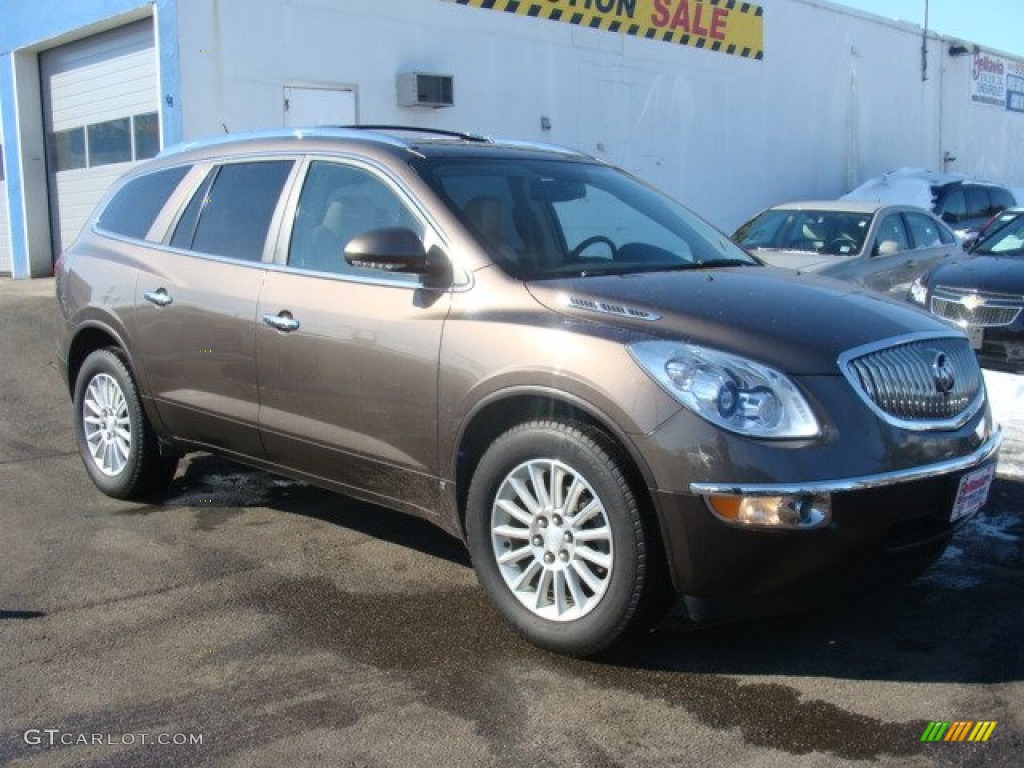 2009 Enclave CXL AWD - Cocoa Metallic / Cocoa/Cashmere photo #3