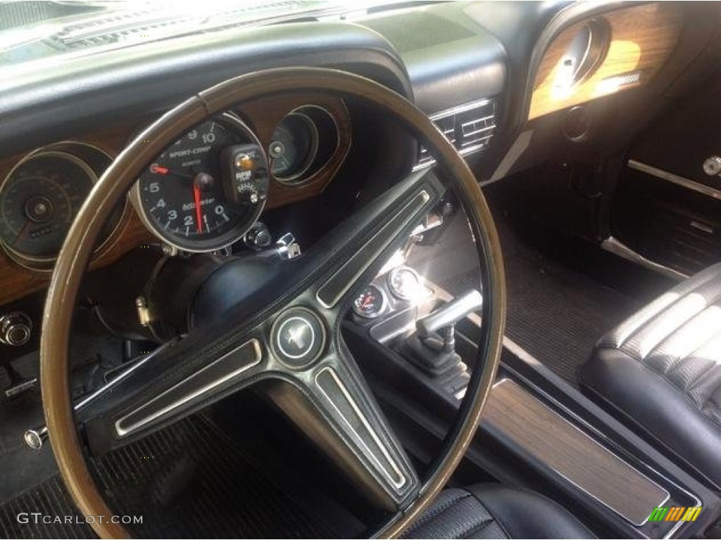 1970 Ford Mustang Mach 1 Black Steering Wheel Photo #90494505