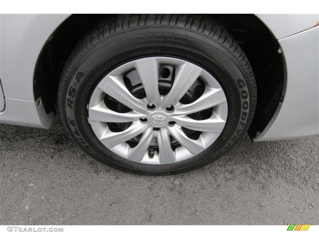 2012 Corolla LE - Classic Silver Metallic / Ash photo #9