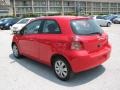 2008 Absolutely Red Toyota Yaris 3 Door Liftback  photo #8