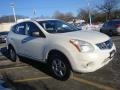 2011 Pearl White Nissan Rogue S AWD  photo #3