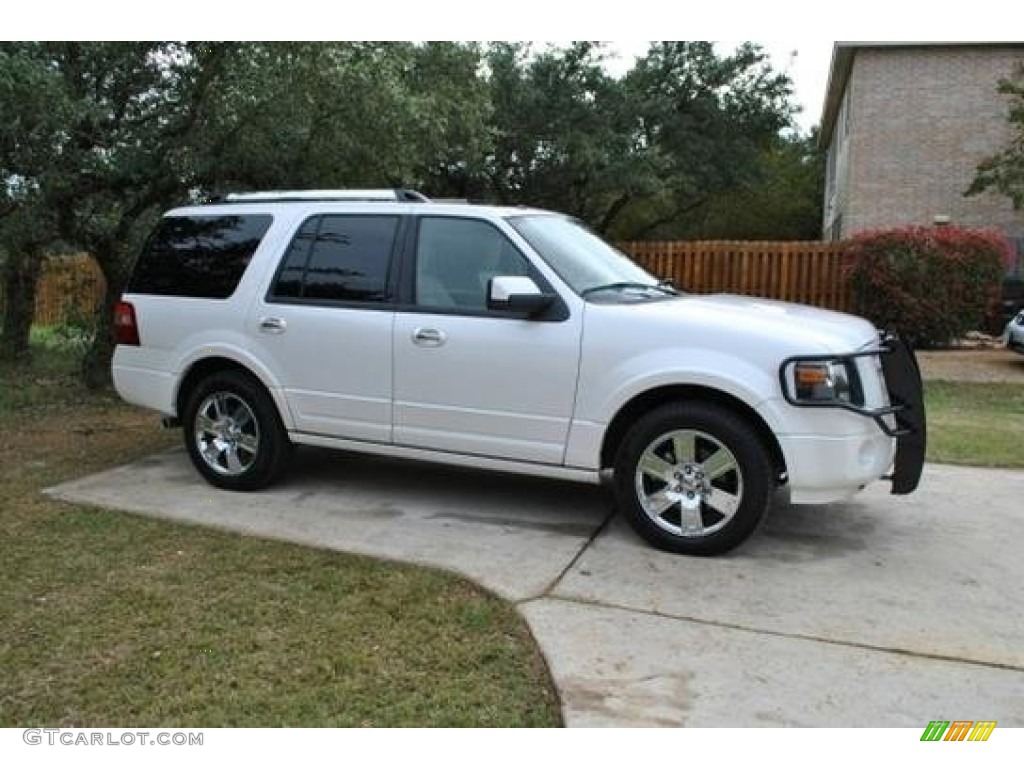 2010 Expedition Limited - White Platinum Tri-Coat Metallic / Stone photo #1