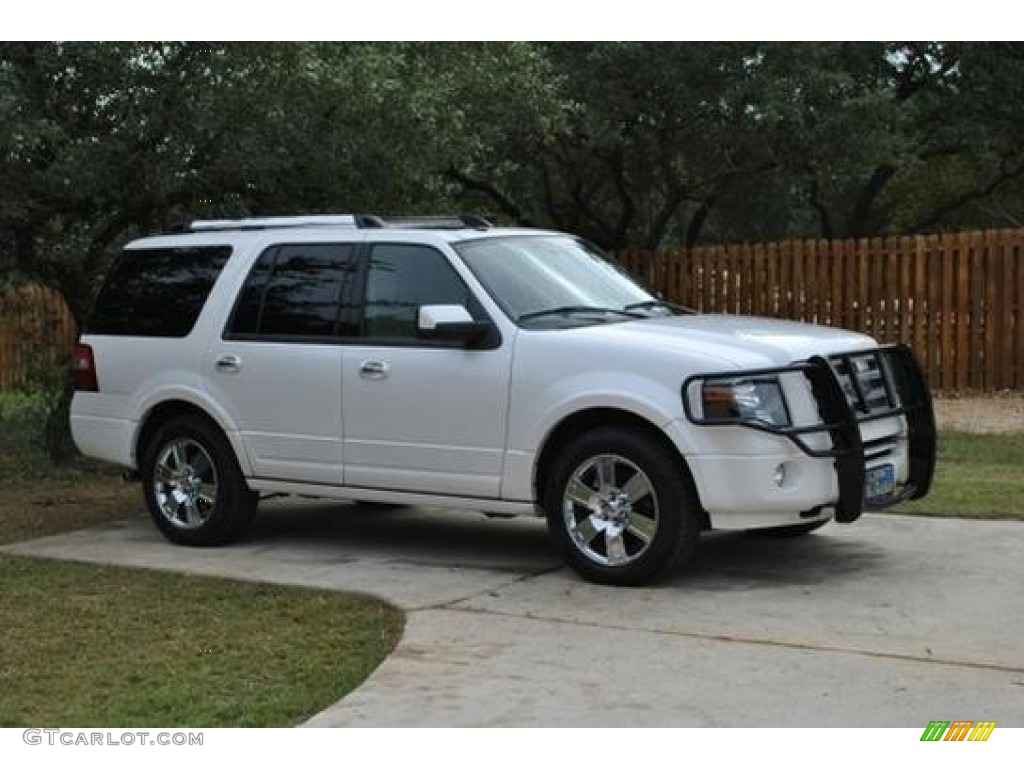 2010 Expedition Limited - White Platinum Tri-Coat Metallic / Stone photo #2