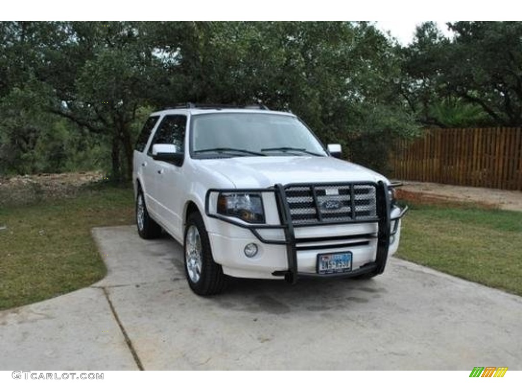 2010 Expedition Limited - White Platinum Tri-Coat Metallic / Stone photo #3